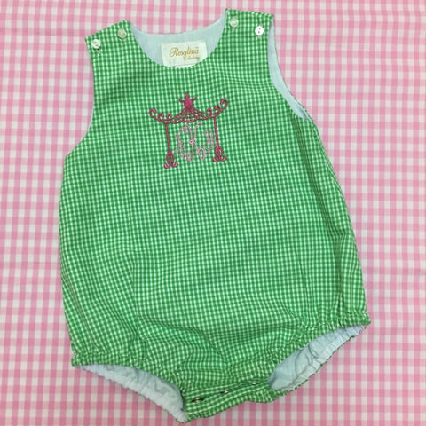 Rosalina Green Gingham Bubble.