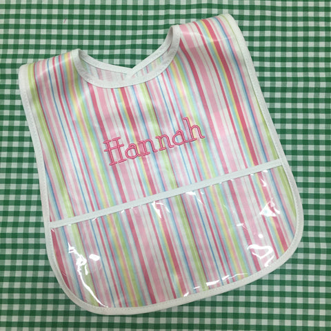 Laminated Bib, by 3Marthas (Various colors)