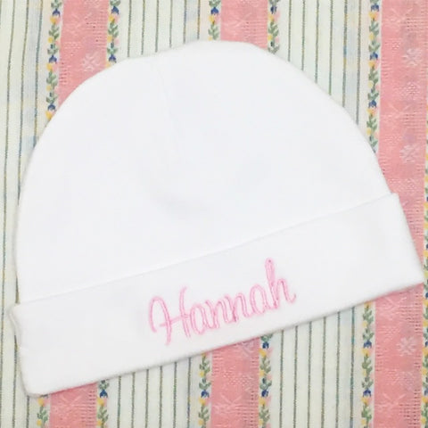 Cotton knit infant cap