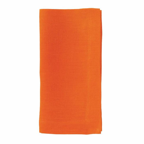 Stonewashed Linen Dinner Napkins, Set of Four. (38 colors)